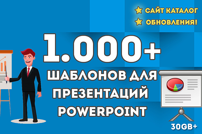 1000+ шаблонов для презентаций и много инфографики