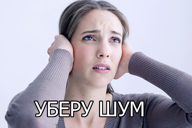 Уберу ШУМ С аудио ИЛИ видеодорожки. выровняю громкость голоса