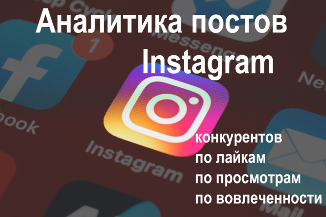 Аналитика постов Instagram по лайкам, просмотрам или вовлеченности