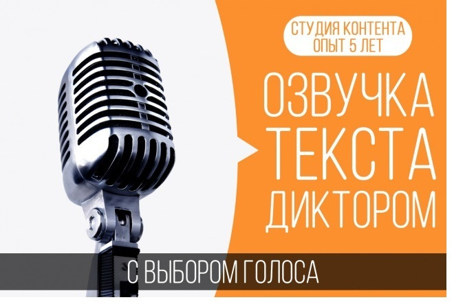 Озвучка текста, книги женским голосом