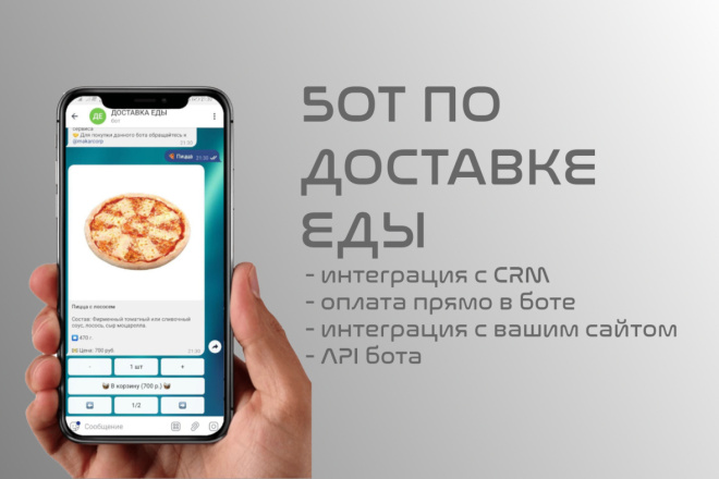 Телеграм бот по доставке еды