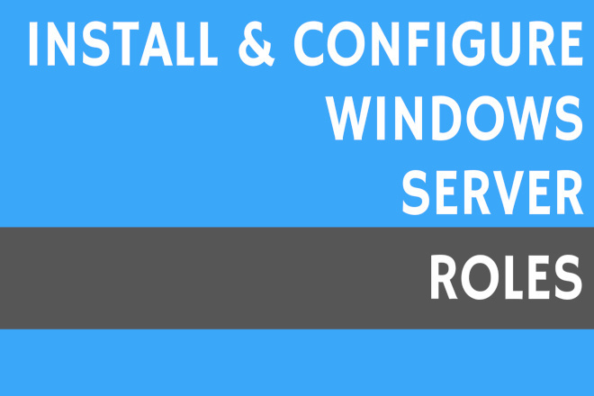 Установка и настройка ролей Windows Server