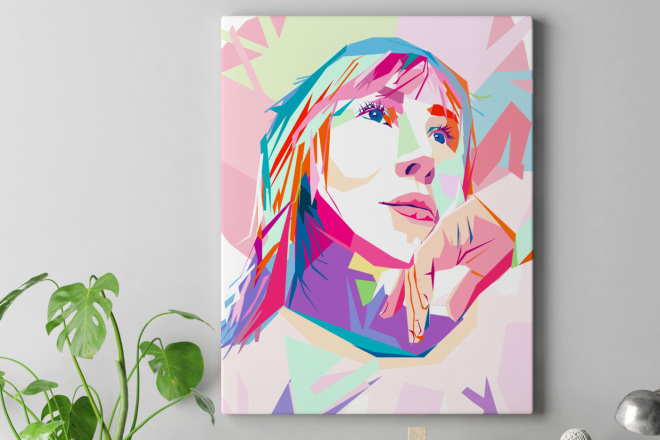 Портрет в стиле WPAP