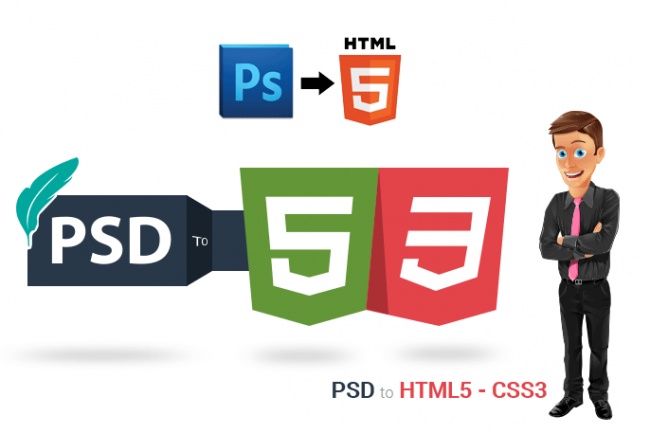 Html верстка из PSD, правка текущей верстки