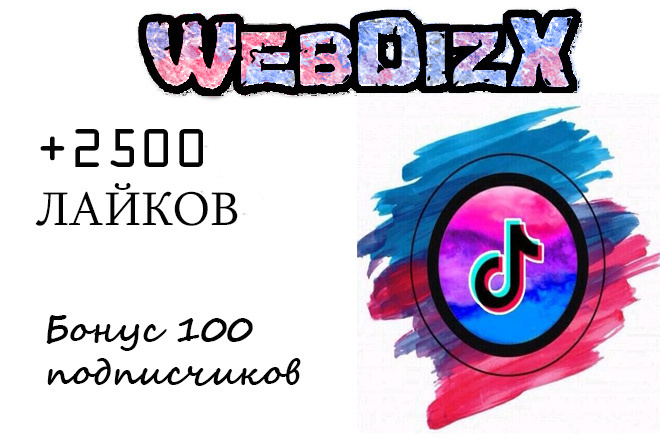 2500 лайков TikTok