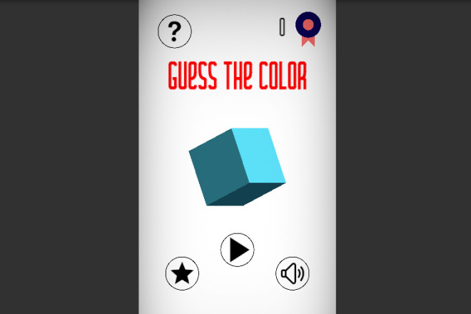 Исходник игры Unity по-типу Выбери правильный оттенок