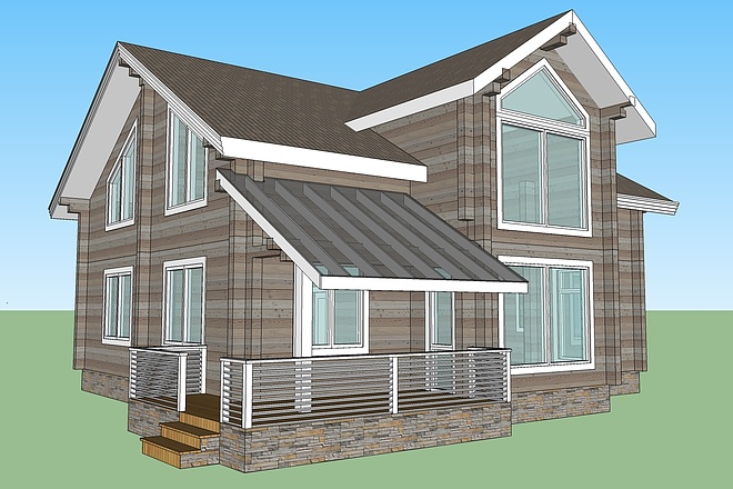 3d моделирование SketchUp, визуализация, проектирование домов