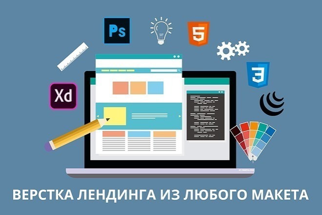 Верстка сайта из любого макета