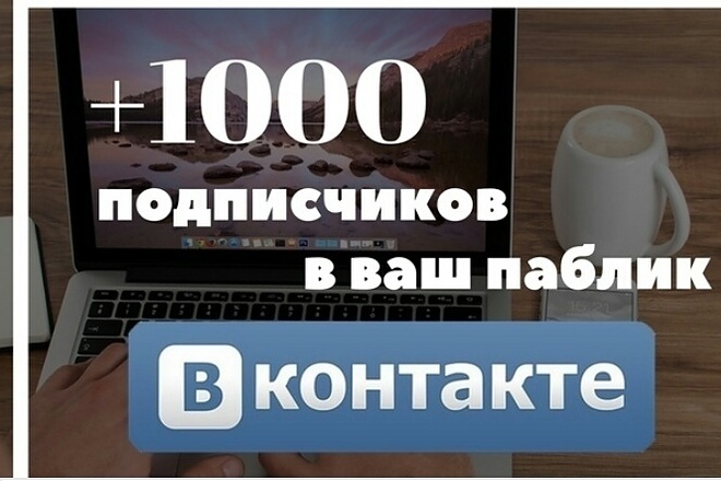 1000 Живых подписчиков в ваш паблик в Вк
