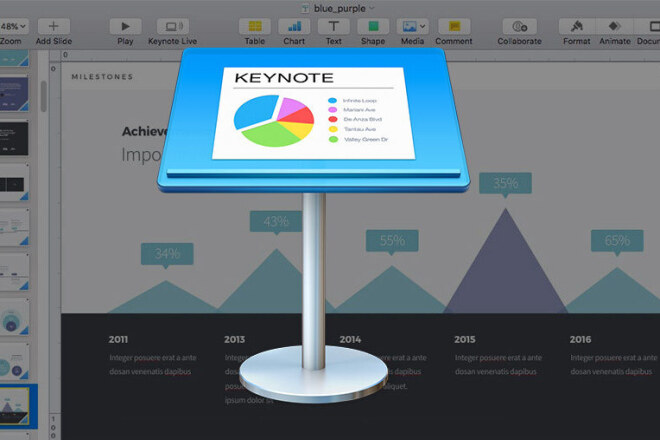 Создам презентацию в keynote