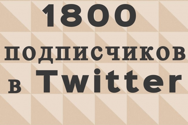 1800 подписчиков на аккаунт Twitter за 1 день