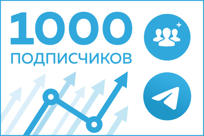 Добавлю 1000 подписчиков на Telegram канал