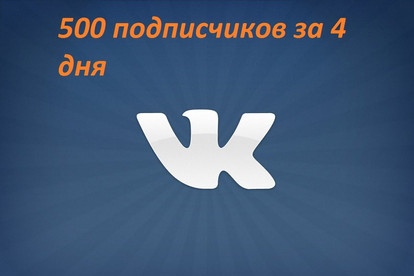 500 живых подписчиков за 4 дня