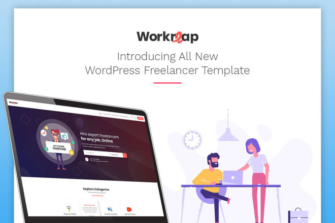 Установка Workreap Тема рынка услуг, Фриланс Биржа