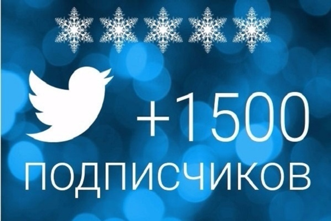 1500 читателей в Twitter