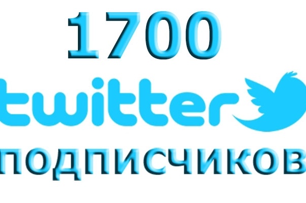 1700 подписчиков на ваш аккаунт в Twitter