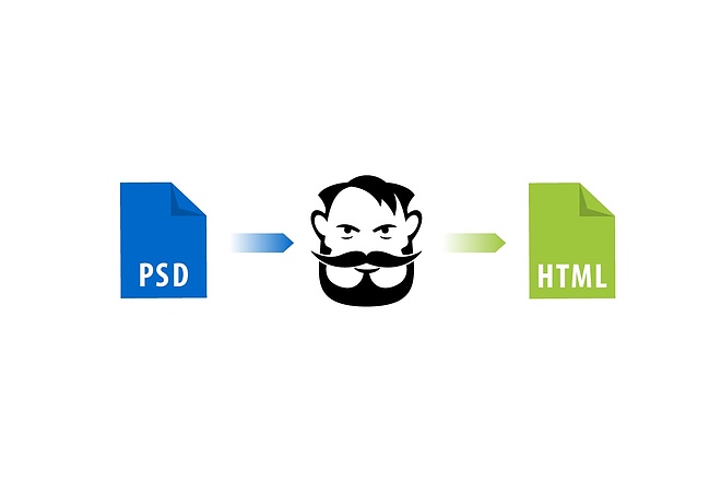 Верстка страницы psd в html