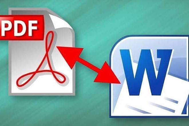 Конвертирование в из PDF, Word