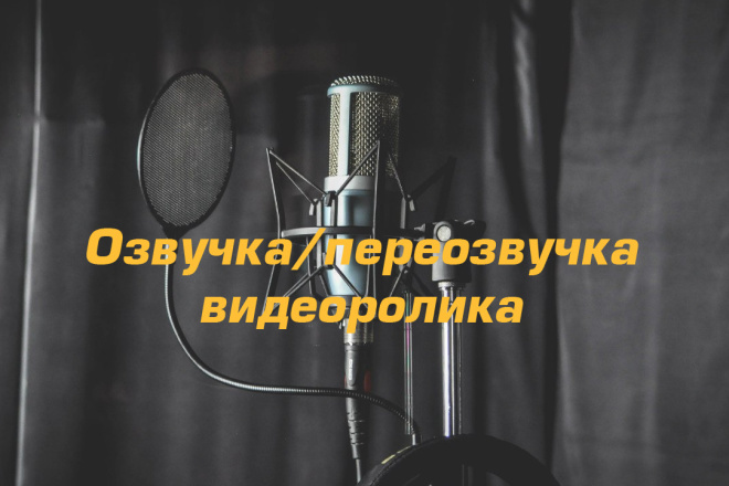 Озвучка и переозвучка видеоролика