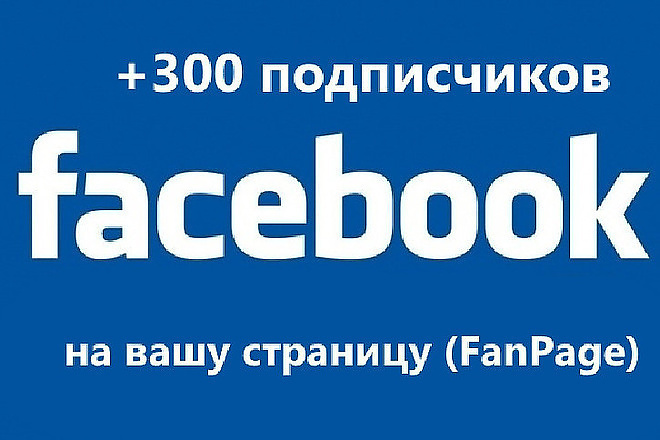 300 подписчиков в паблике на Facebook