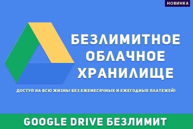 Неограниченное пространство Google Диск