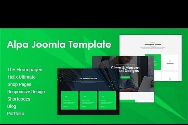 ALPA V1.1. 1 - адаптивный многоцелевой шаблон САЙТА joomla