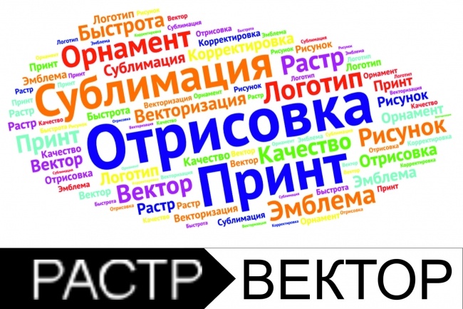 Отрисовка принта в векторе для сублимации