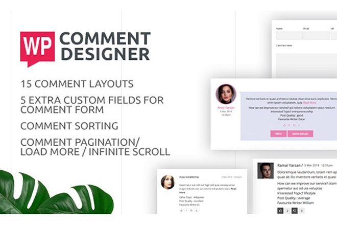 WP Comment Designer Настройка и дизайн комментариев к WordPress