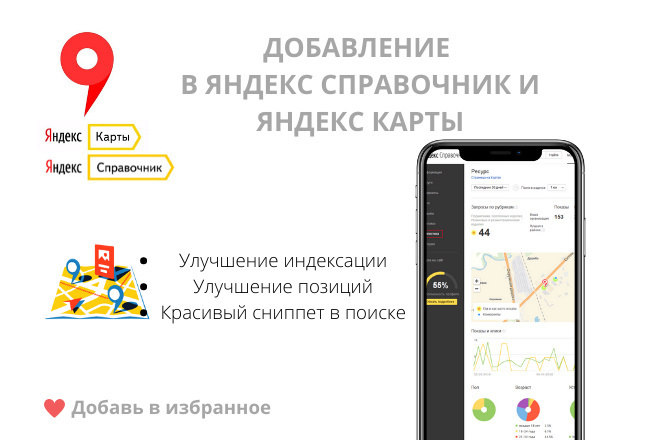 Добавление в Яндекс Справочник и Яндекс Карты