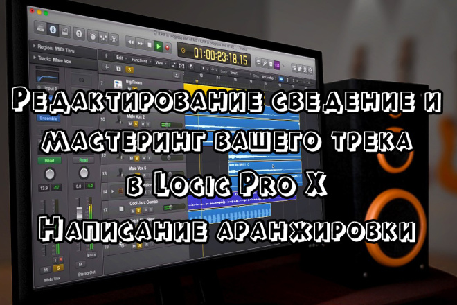 Редактирование, сведение, мастеринг трека. Написание аранжировки