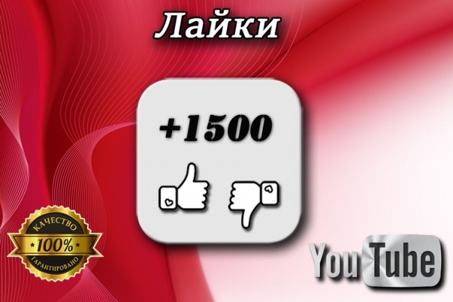 1500 лайков на видео YouTube