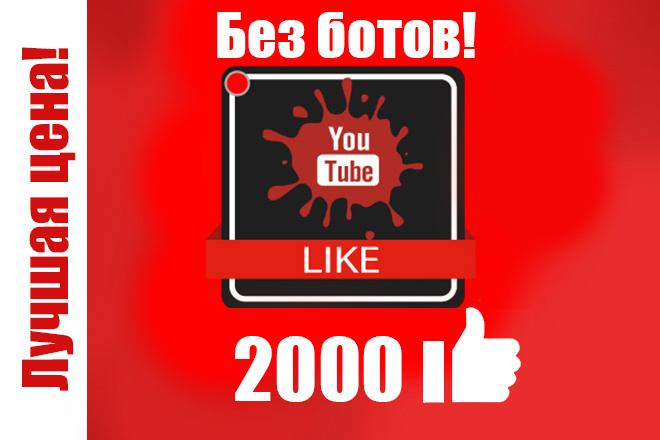 2000 лайков под видео на Youtube. Гарантия 30 дней. Качественные лайки