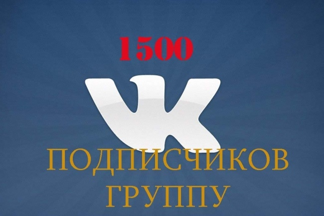 Раскрутка групп в ВК. До 1500 подписчиков