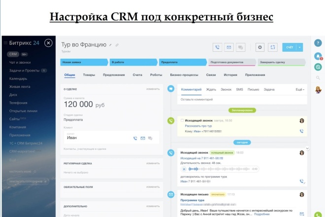 Настройка CRM под конкретный бизнес