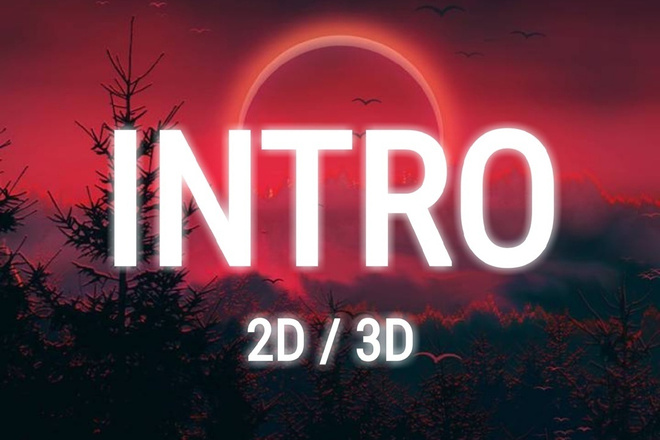 Сделаю уникальное интро в 2D, 3D формате