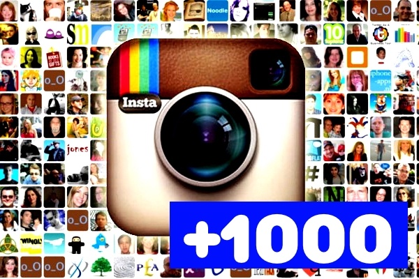 Добавляю 1000 подписчиков на вашу страничку в Instagram