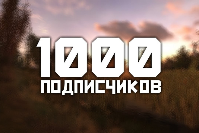 1000 Подписчиков ВКонтакте