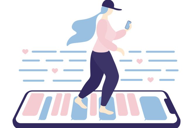 Векторная иллюстрация в стиле flat