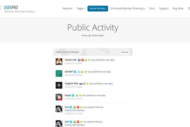 UserPro Профили пользователей с Социальным Входом в систему
