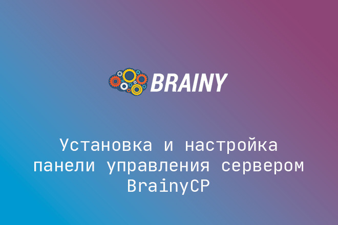 Установка панели управления BrainyCP