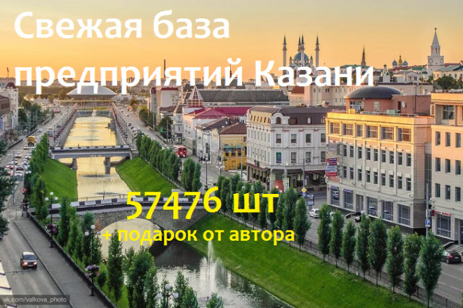 Свежая база предприятий Казани