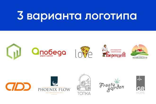 Вариант качественного логотипа для вашего бизнеса недорого