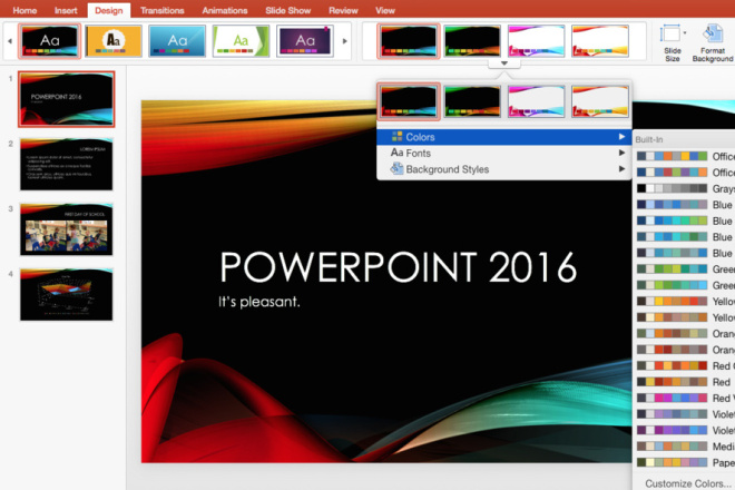Создание презентации в PowerPoint 2016 на основе готового текста