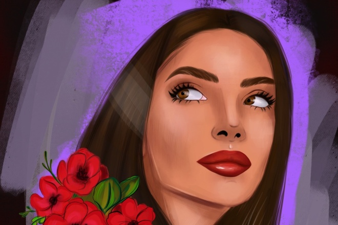 Нарисую портрет по фото в Procreate