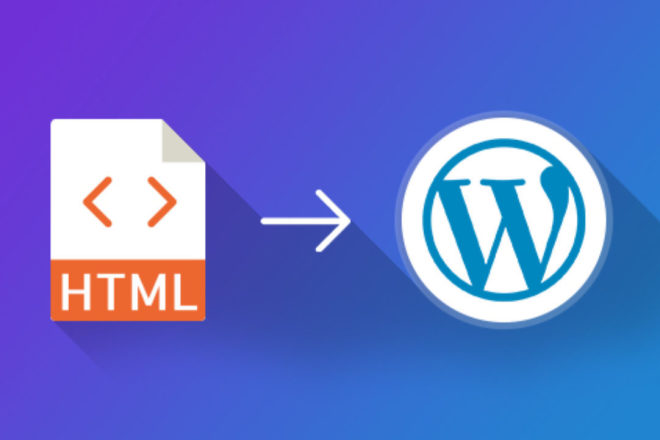 HTML шаблон - тема Wordpress