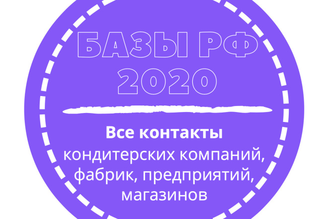 База кондитерских компаний, фабрик, предприятий, магазинов. 28413 шт