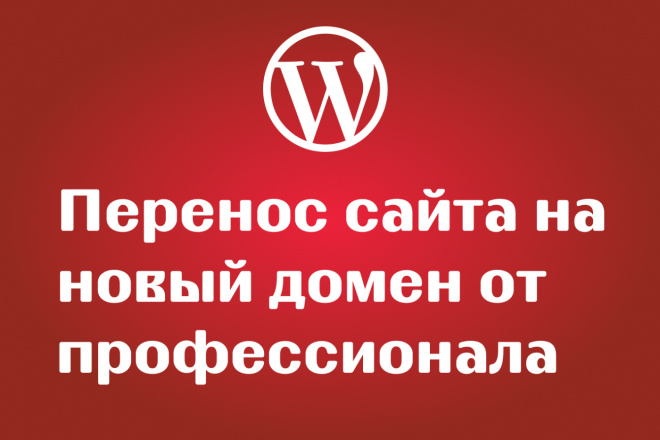 Перенос сайта WordPress на новый домен от профессионала