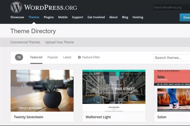 Топ 5 тем wordpress