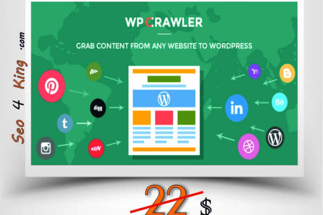 WP Content Crawler Сканер граббер Контента
