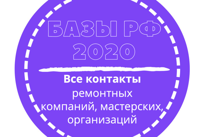 База ремонтных компаний, мастерских, организаций. 159277 шт. в базе